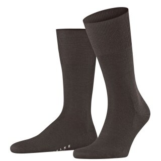 Falke Airport Day Sock (climate-regulating, skin-friendly) brown melange Men - 1 Pair
