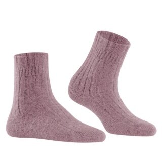 Falke Daily Sock Bed Sock Rib (Wool and Cashmere) pink Ladies - 1 Pair