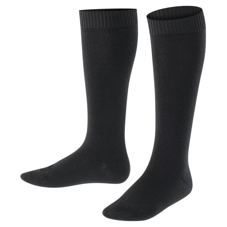 Falke Daily Sock Comfort Wool Knee Socks (warming Merino wool) black Children - 1 Pair