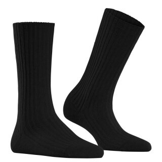 Falke Daily Sock Cosy Wool Boot (comfortable wearing experience) black ladies - 1 pair