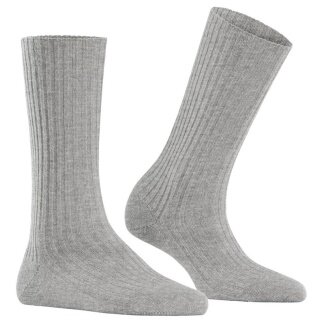 Falke Daily Sock Cosy Wool Boot (comfortable wearing experience) light grey ladies - 1 pair
