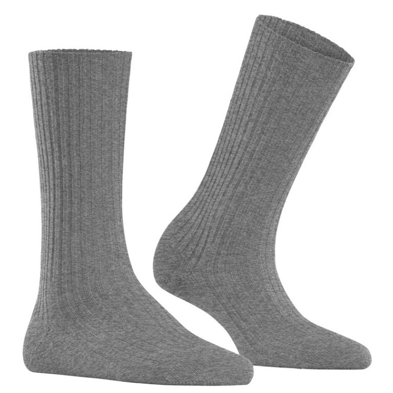 Falke Daily Sock Cosy Wool Boot (comfortable wearing experience) grey ladies - 1 pair