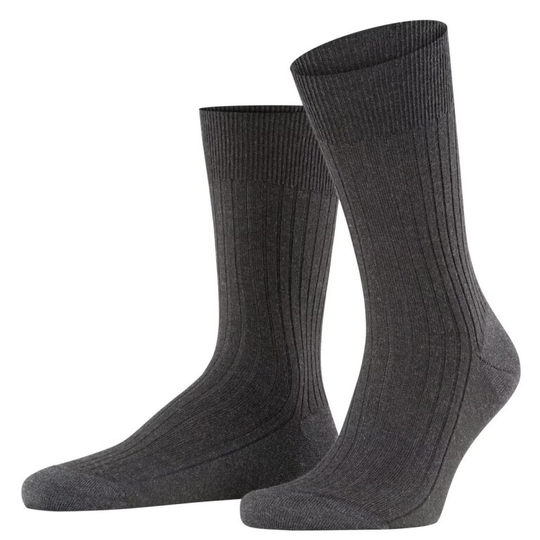 Falke Daily Sock Crew Bristol Pure (high-quality merino wool) anthracite Men - 1 Pair