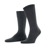 Falke Day Sock Crew Sensitive Intercontinental New (pressure-free comfort waistband) anthracite grey Men - 1 Pair