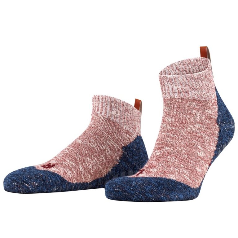 Falke Day Sock Quarter Lodge Homepad red/blue Men - 1 Pair