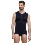 Falke Functional Underwear Tank Top Warm (perfect moisture and temperature regulation) navy blue men's