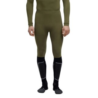 Falke Base Layer Tights Warm (perfect moisture and temperature regulation) long green men's