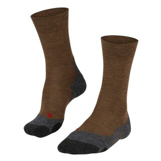 Falke Trekking Sock Crew TK2 Explore Melange (medium cushioning) moccabraun Men - 1 Pair