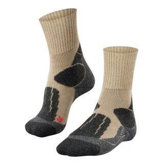 Falke Trekking Sock TK1 Adventure (Merino Wool Mix) Natural Brown Women - 1 Pair