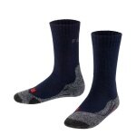 Falke Trekking Sock TK2 (Merino Wool Blend, Medium Cushioning) Navy Blue Kids - 1 Pair