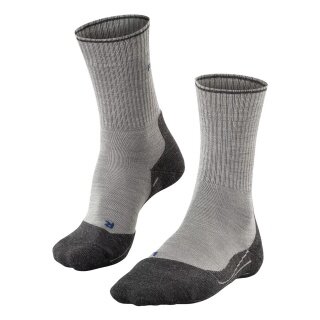 Falke Trekking Sock TK2 Explore Wool Silk Light Grey Ladies - 1 Pair