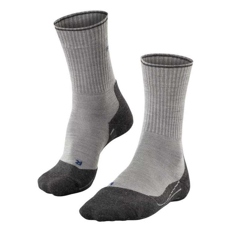 Falke Trekking Sock TK2 Explore Wool Silk Light Grey Ladies - 1 Pair