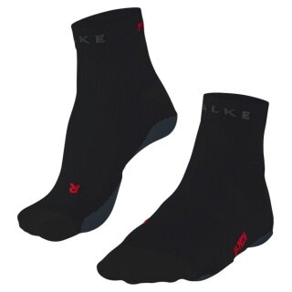 Falke Running Socks RU True Motion Short (optimal fit) black men's - 1 pair