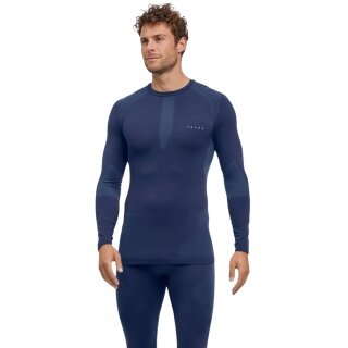 Falke Functional Underwear Long Sleeve Shirt Warm (perfect moisture and temperature regulation) blue men's
