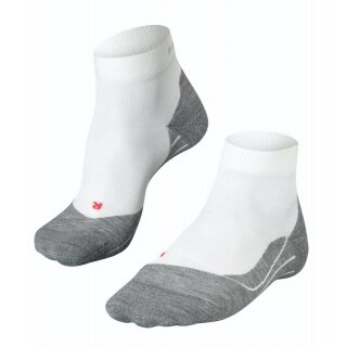 Falke Running Sock RU4 Endurance Short (medium cushioning) white/gray Men - 1 Pair