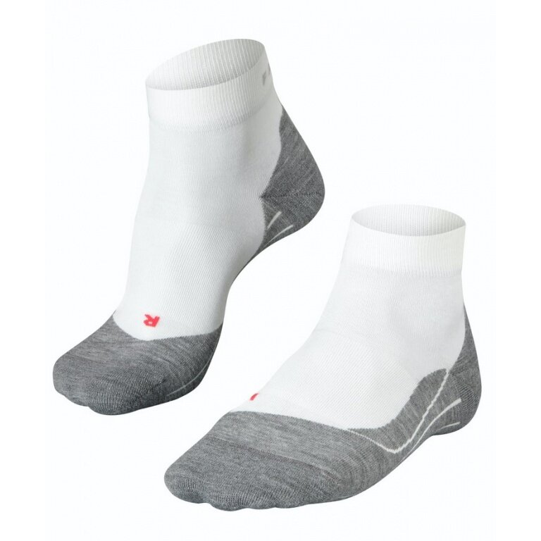 Falke Running Sock RU4 Endurance Short (medium cushioning) white/gray Men - 1 Pair