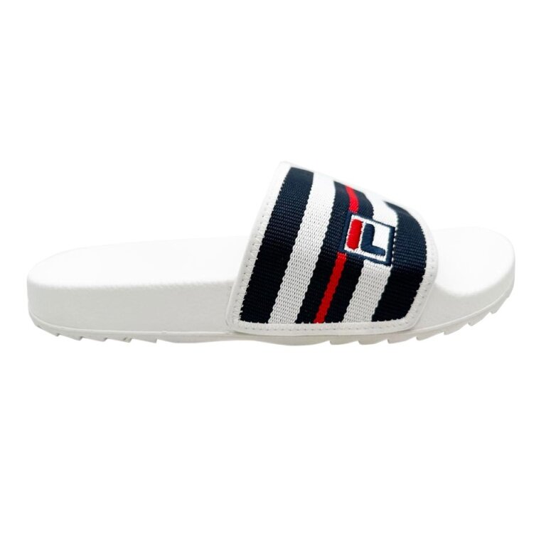 Fila Heritage Slides Bath Shoes white/navy blue