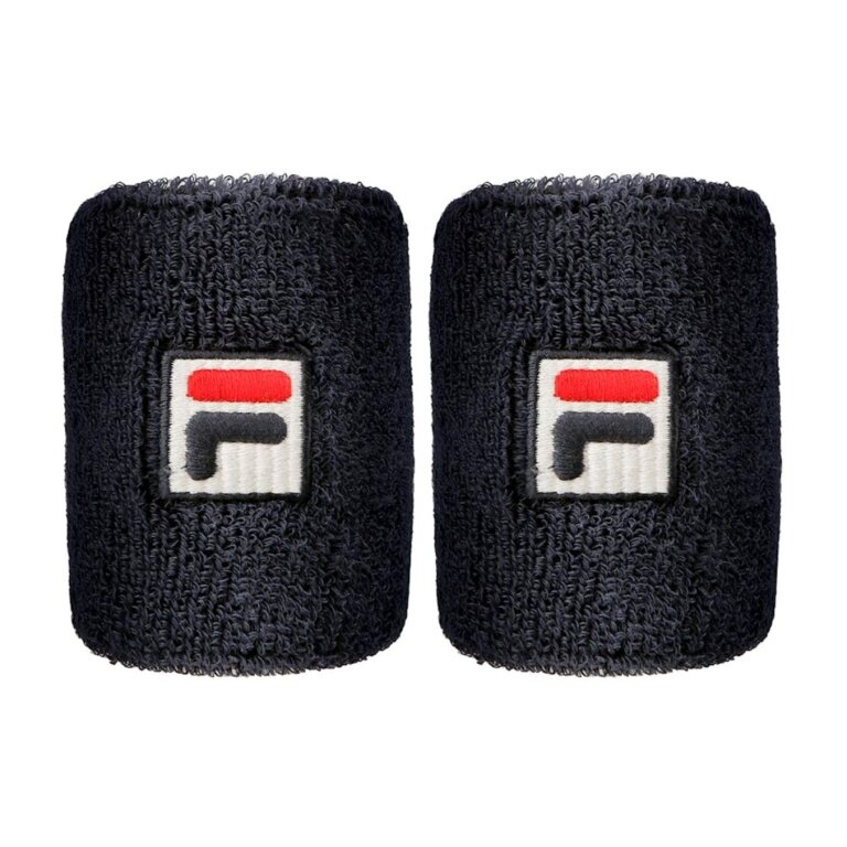 Fila Sweatband East Wrist (80% Cotton) navy blue - 2 pieces