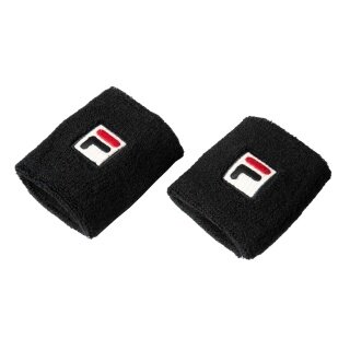 Fila Sweatband East Hand Wrist (80% Cotton) black - 2 pieces