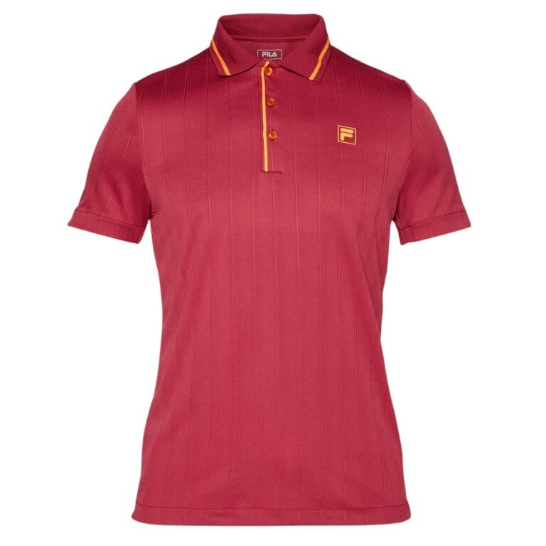 Fila Tennis Polo Corvin (Polyester) red Men's