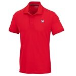 Fila Tennis Polo Hermano (100% recycled polyester, classic look) red men's