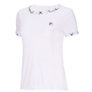 Fila Tennis Shirt Yamila (comfortable to wear) white/green ladies