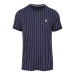 Fila Tennis T-shirt BB1 Stripes (recycled Polyester) navy blue Men's