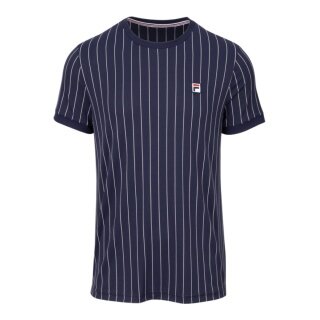 Fila Tennis T-shirt BB1 Stripes (recycled Polyester) navy blue Men's