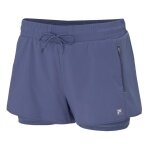 Fila Elea Short Tennis Shorts (with Inner Shorts) in Indigo Blue for Women
