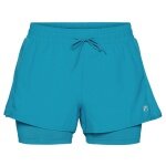 Fila Elea Short Tennis Shorts (with Inner Shorts) Short Teal Blue Ladies