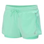 Fila Elea Short Tennis Shorts (with Inner Shorts) in Light Green for Women