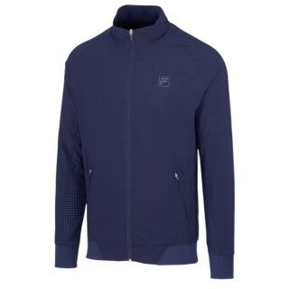 Fila Tennis Jacket Aston (Stand-up Collar, Comfortable Fit) Navy Blue Men's