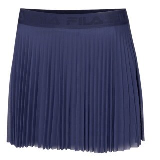 Fila Tennis Skirt Isla (Pleated Skirt, with Integrated Inner Shorts) Navy Blue Ladies