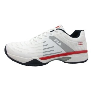 Fila Tennis Shoes Sabbia Pro Clay/Sand Court White/Grey/Red Men's
