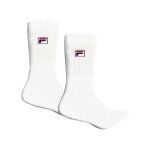 Fila Tennis Socks F-Box Premium Crew (Mixed Fabric) White - 2 Pairs