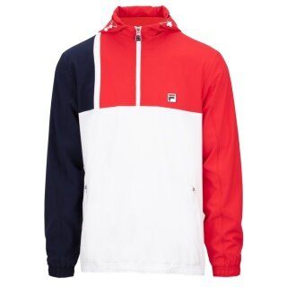Fila Transition Jacket Hanno (Windbreaker, 4-way stretch) white/red Men
