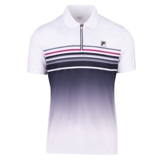 Fila Tennis Polo Diego (rec. Polyester) white/graphite grey men's