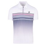 Fila Tennis Polo Diego (rec. Polyester) white/light grey men's