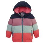 First Instinct Winter Jacket Fiow 30 Colour Block (PFC-free, waterproof and windproof) coral pink Toddlers