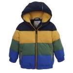 First Instinct Winter Jacket Fiow 30 Colour Block (PFC-free, water- and windproof) yellow/green/blue Toddlers