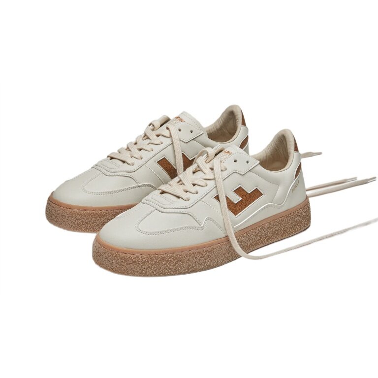 Flamingos Life Sneaker Burela Bold - cream white/camel brown