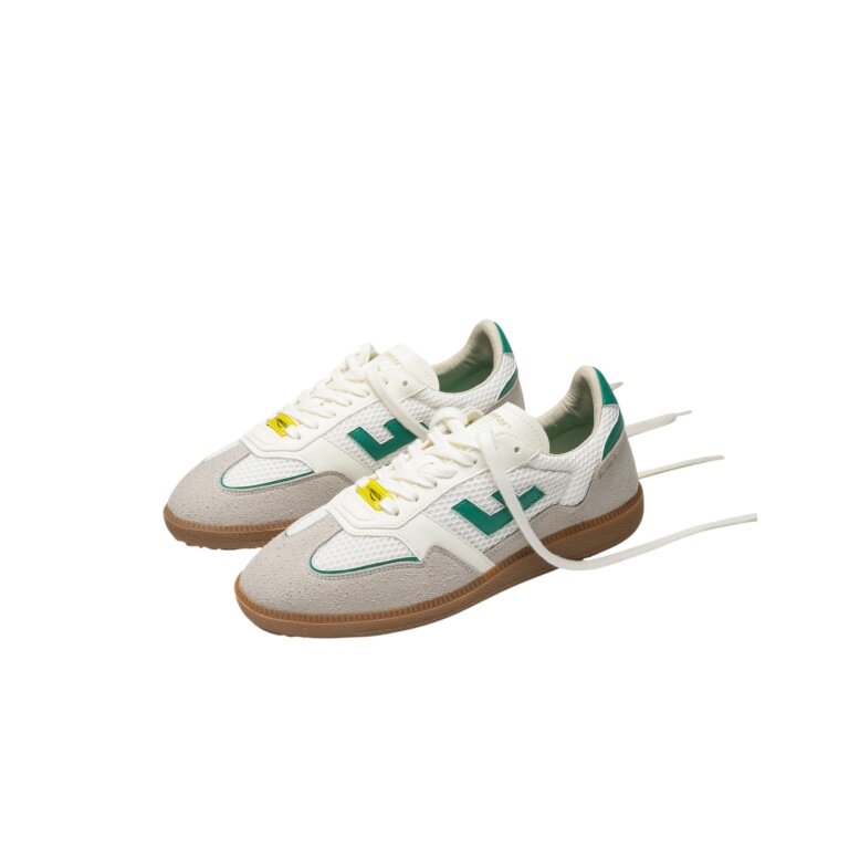 Flamingos Life Sneaker Burela Slim Mesh - white/grey/green