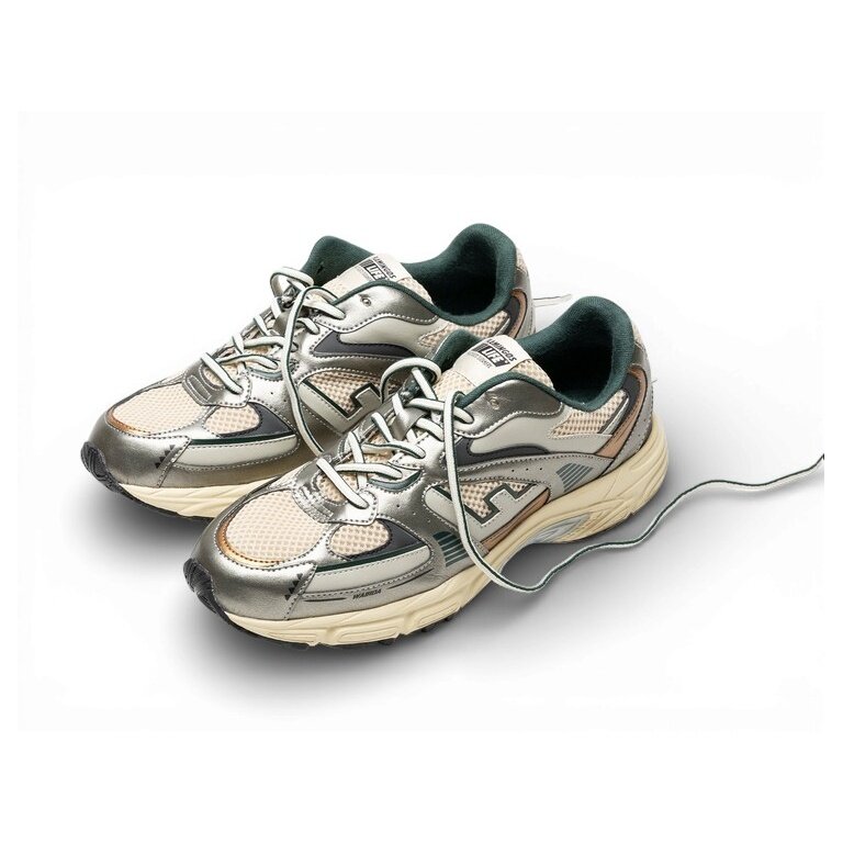 Flamingos Life Sneaker Wairoa - silver/beige/forest green