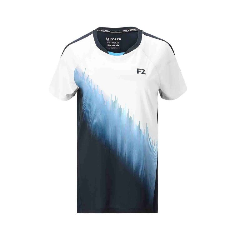 Forza Sport-Shirt Claire Tee (quick-drying) white/blue Women