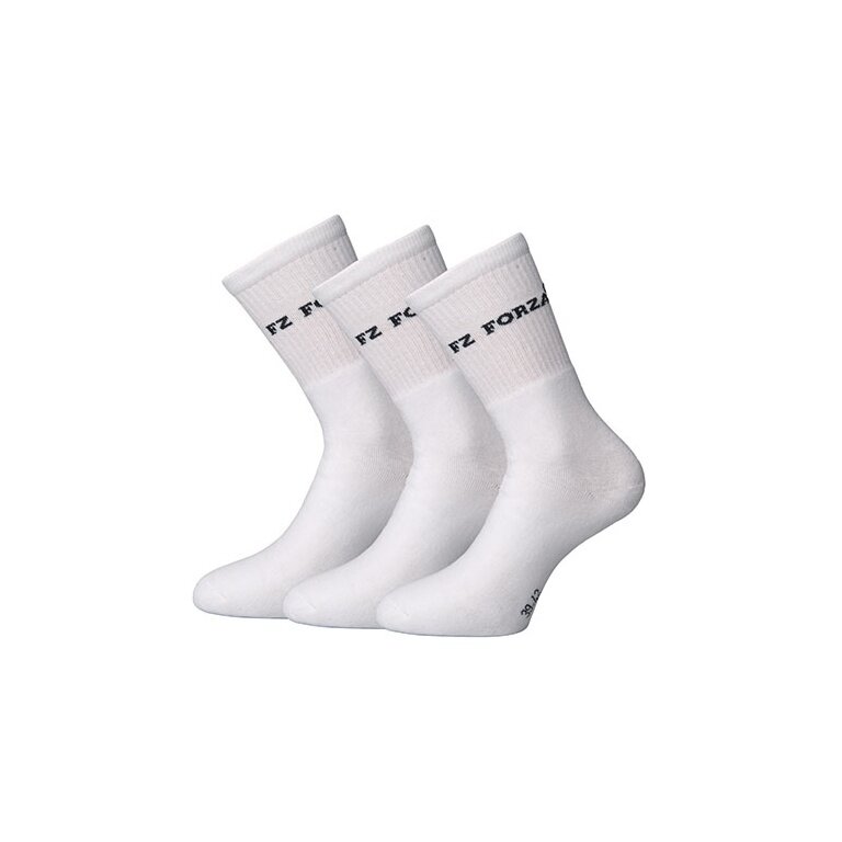 Forza Sport Socks FZ Classic Crew white - 3 pairs