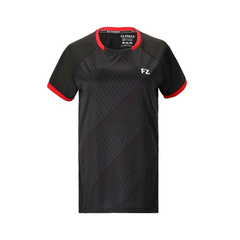 Forza Sport-Shirt Coral Tee (comfortable fit) black/red Women