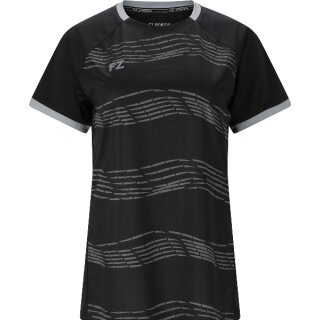 Forza Sports Shirt FZ CL2502 S/S Tee (100% Polyester) black ladies