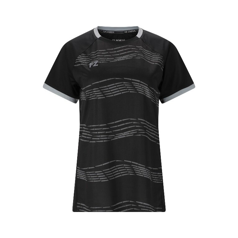 Forza Sports Shirt FZ CL2502 S/S Tee (100% Polyester) black ladies