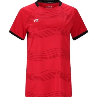 Forza Sports Shirt FZ CL2502 S/S Tee (100% Polyester) red Ladies