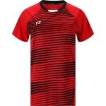 Forza Sports Shirt Leam S/S Tee (100% Polyester) red/black Ladies
